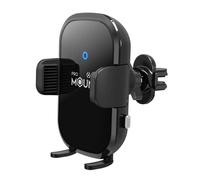 SUPPORTO AUTO CELLY CON RICARICA WIRWLESS 15W APERTURA ALETTE AU MOUNTCHARGE15BK