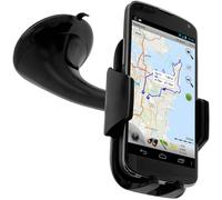 avizar - Supporto Auto Girevole Parabrezza Nero Per Smartphone