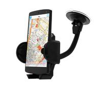 Supporto da auto ruotabile per smartphone - ventosa + supporto per bocchetta d'aria