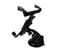 Supporto Auto Girevole Ventosa Parabrezza per Tablet Nero