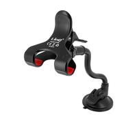 Supporto auto ventosa regolabile girevole 360 braccio flessibile LinQ nero