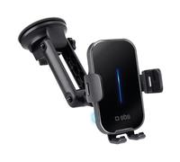 Supporto auto per parabrezza e cruscotto con ricarica wireless da 15W
