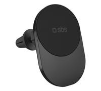 Supporto Auto SBS TESUPPVENTWIRQI215W Ricarica Wireless 15W Qi2 MagSafe Nero