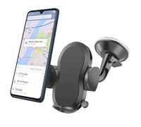 Supporto auto smartphone 2 in 1 regolabile parabrezza e ventilazione