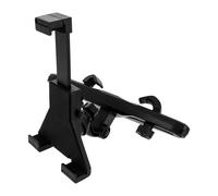 Supporto Auto Tablet 90 a 170 mm Fissaggio Poggiatesta Rotante Akashi Nero