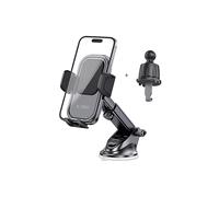 SUPPORTO AUTO TECHPROTECT V6 - ventosa gel, rotazione 360°, braccio telescopico