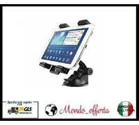 SUPPORTO AUTO UNIVERSALE VENTOSA PER TABLET DA 7 - 11" NERO TRUST CAR HOLDER