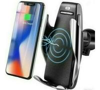 Supporto Auto Wireless Qi Caricatore Smartphone Automatico 10W Ricarica Rapida