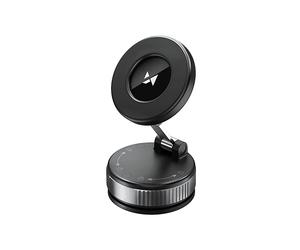 SUPPORTO AUTO WOZINSKY WUSM-01 - magnetico, cuscinetto adesivo, rotazione 360°, plastica