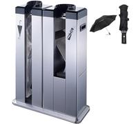 Supporto automatico per ombrelli, in acciaio inox, per scuole, ristoranti, biblioteche, hall dell'hotel