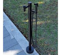 Supporto autoportante per tubo flessibile - Organizer per rubinetto esterno durevole per giardino e cortile