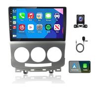 Supporto autoradio doppio DIN, wireless Carplay e Android Auto per Mazda 5 2005-2010 con touch screen capacitivo da 9 pollici, Android 13, navigazione GPS, Bluetooth, WiFi, fotocamera di ricambio, 2G