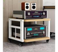 Supporto AV regolabile a 3 livelli con armadietto per soggiorno, sala giochi, studio musicale, design moderno per una migliore organizzazione