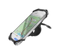 Avizar Supporto bici e moto per smartphone fissaggio manubrio regolabile, Nero