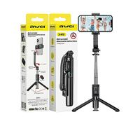 SUPPORTO AWEI X49, monopiede con treppiede Bluetooth, compatibile con iPhone 6/7/8/X e