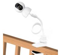 Supporto Baby Monitor Universale, Supporto per Fotocamera Flessibile a Vite 1/4'' Senza Forare Video Neonati Adattato All'interfaccia supporto Telecamera per Babyphone Bambini Scrivania (Bianco)