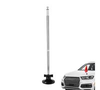 SUPPORTO BANDIERA PER AUTO - Supporto per asta con bandiera con ventosa, portabandiera con ventosa | da appendere alla bandiera per auto, casa, camion, espositore portabandiera, cervello