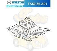 Supporto barra radiatore originale Mazda 2016-2022 CX-9 TK50-56-A91