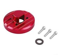 Supporto base antenna compatibile con Jeep per Wrangler per JK 2007 al 2017, costruito per stabilità in caso di vibrazioni e carichi di guida dinamici (rosso)