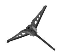 Supporto Base per Decorazione Natalizia Artificiale Piccolo nero | Tre Gambe in Plastica, Montaggio senza Attrezzi, per Tavoli e Uffici Durante il Natale