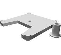 Supporto Base per Monitor LG Ergo 27QN880 Foro 20mm Montaggio Cavi Rialzo