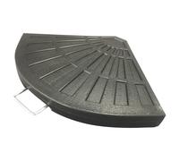 SUPPORTO BASE PER OMBRELLONE PESO PIEDE D'APPOGGIO CON MANIGLIA METALLO NERO 020