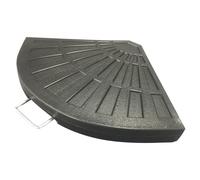 SUPPORTO BASE PER OMBRELLONE PESO PIEDE D'APPOGGIO CON MANIGLIA METALLO NERO 020