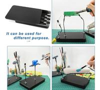 Supporto base per supporto per pittura modello 12 pezzi bastoncini a coccodrillo magnetici pieghevoli per aerografo spray hobby artigianato modello fai da te