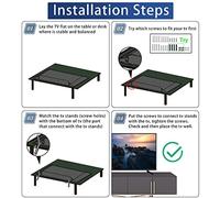 Supporto Base Supporto per Smart TV TCL Adatto per Schermo da 28 Pollici a 65 Po