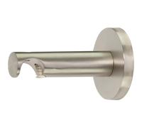 Supporto bastone tenda Function a 1 via acciaio Ø 1,6 x 6,5 cm Aspetto acciaio inox