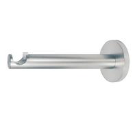 Supporto bastone tenda Function a 1 via acciaio Ø 1,6 x L 12 cm Aspetto acciaio inox