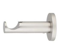 Supporto bastone tenda Function a 1 via acciaio Ø 2,5 x 8 cm Aspetto acciaio inox