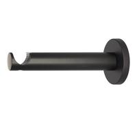Supporto bastone tenda Function ad 1 via nero Ø 2 x 12 cm Nero