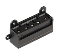Supporto batteria a V a cinque pin in metallo per illuminazione da studio e telecamere Trasferimento di potenza efficiente con connessione sicura Trasmissione di potenza stabile