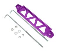 Supporto Batteria Auto in Alluminio Viola 1Set con Dado J, Rondelle, Maniche