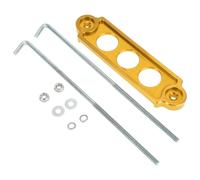 Uxcell Supporto batteria auto universale – 1 set Viola con dado J, dadi e guaine