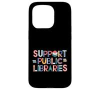 Supporto Biblioteche pubbliche Libero accesso alla conoscenza Libri vietati Custodia per iPhone 15 Pro