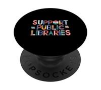 Supporto Biblioteche pubbliche Libero accesso alla conoscenza Libri vietati PopSockets PopGrip Adesivo