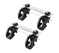 Supporto Bici per Portapacchi Posteriore 2 Pezzi Ispessiti, Sgancio Rapido | Portapacchi Posteriore Bici Fai Da Te Per Strada Pieghevole Città Ciclismo Pendolarismo Viaggi Outdoor
