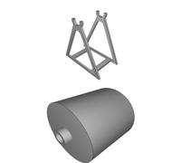 Supporto Bobina Filamento per Polymaker Polyflex Stampante 3D Porta Rocchetto