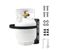 Supporto Bombola GPL Rastrelliera Porta Cilindri con di Bloccaggio per Uso | Bombola Propano per Auto Camion Autocaravan Camper Rimorchio Campeggio all'aperto