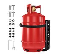 Supporto Bombola GPL Rastrelliera Porta Cilindri Resistente con di | Supporto di Montaggio per Serbatoio di Propano per Rimorchio Camper Roulotte Autocaravan Camion Auto Campeggio Ester