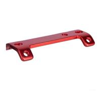 Supporto Borracce Bici Lega Alluminio Leggero | Lega alluminio leggera, montaggio per doppio, ideale terreni sconnessi, viti incluse, nero o rosso(Red)