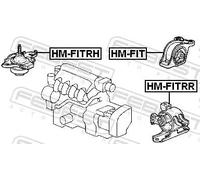 FEBEST HM-FITRR Supporto motore