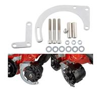 Supporto Cambio Motore Sospensione Per Pompa Dell'acqua Corta Motore Per Chevy SBC 283 350 1955 - 1967 1968 Realizzata Acciaio Ricambi Auto Staffa Alternatore Montaggio Basso Argento