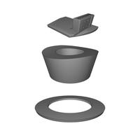 Supporto Cambio Thrustmaster TH8A per Playseat Trophy Simulatore Racing