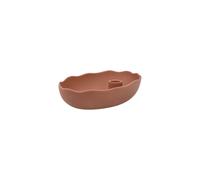 Supporto Candele per 1 Coral Rosa Terrácotta 18x11, 5cm Porcellana GOEBEL