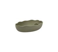 Supporto Candele per 1 Muschio Shadow Verde 21x13, 5cm Porcellana GOEBEL Wa