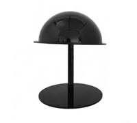 Supporto Cappelli Baseball in Acrilico 20cm Supporto Cappelli(Is black) | Acrilico per trasparente per premium, base rotonda stabile, per ideale per cowboy e baseball cap, design elegante