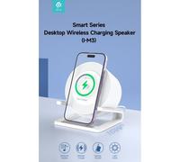 Supporto carica wireless luce RGB e cassa acustica bluetooth